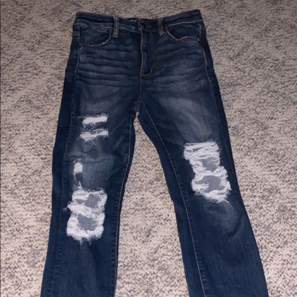 AEO super high rise jeggings, long.